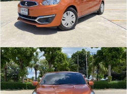 รถมือสอง MITSUBISHI MIRAGE ปี 2017 สีส้ม