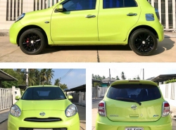 รถมือสอง NISSAN MARCH ปี 2012 สีเขียว
