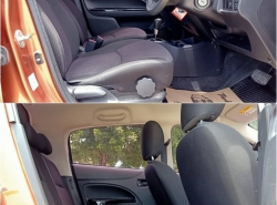 รถมือสอง MITSUBISHI MIRAGE ปี 2017 สีส้ม