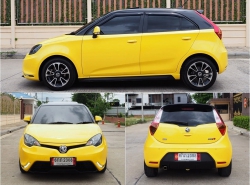 รถมือสอง MG MG3 ปี 2017  สีเหลือง