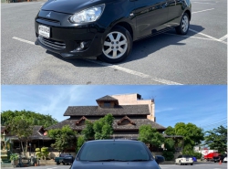 รถมือสอง MITSUBISHI MIRAGE ปี 2014 สีดำ