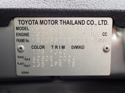 รถมือสอง TOYOTA HILUX REVO ปี 2016 สีเทา