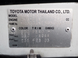 รถมือสอง TOYOTA HILUX TIGER ปี 2003 สีเทา