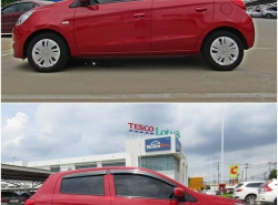รถมือสอง MITSUBISHI MIRAGE ปี 2012 สีแดง
