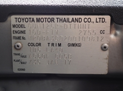 รถมือสอง TOYOTA HILUX REVO ปี 2017 สีเทา