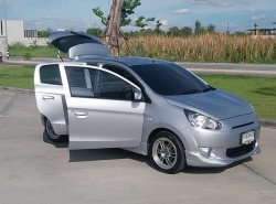 รถมือสอง MITSUBISHI MIRAGE ปี 2012 สีบรอนซ์