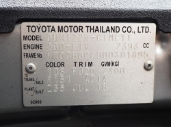 รถมือสอง TOYOTA HILUX REVO ปี 2018 สีเทา