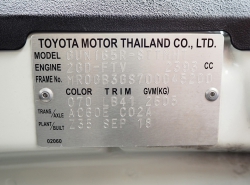 รถมือสอง TOYOTA FORTUNER ปี 2018 สีขาว