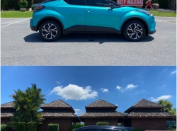 รถมือสอง TOYOTA CHR ปี 2020 สีฟ้า
