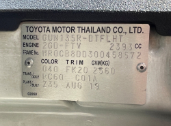 รถมือสอง TOYOTA HILUX REVO ปี 2019 สีขาว