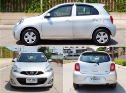 รถมือสอง NISSAN MARCH ปี 2014 สีเทา