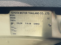 รถมือสอง TOYOTA HILUX REVO ปี 2022 สีขาว